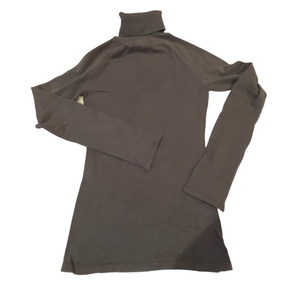1211 Dolce Medium Turtleneck Dark Grey Long Sleeves New